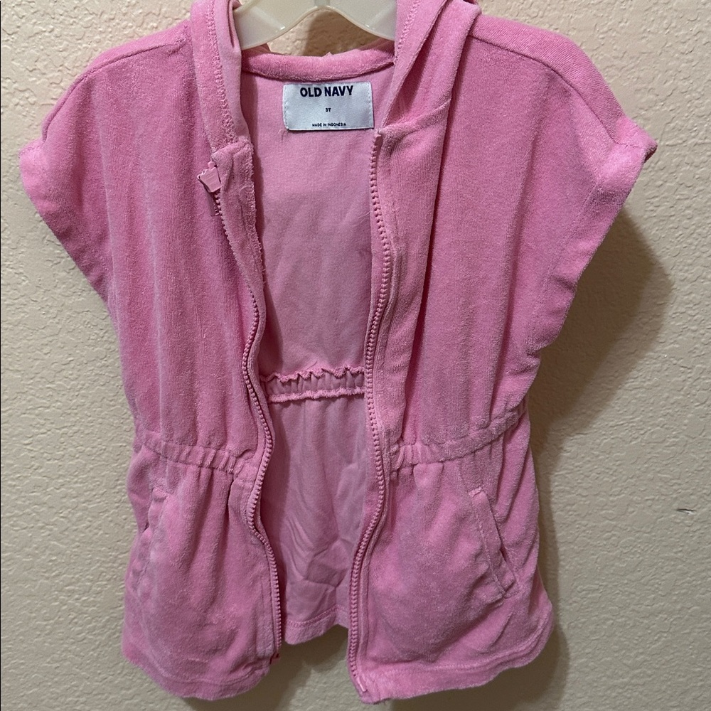 3/15$ Old Navy Light Pink Zipper Cover Up Hoodie